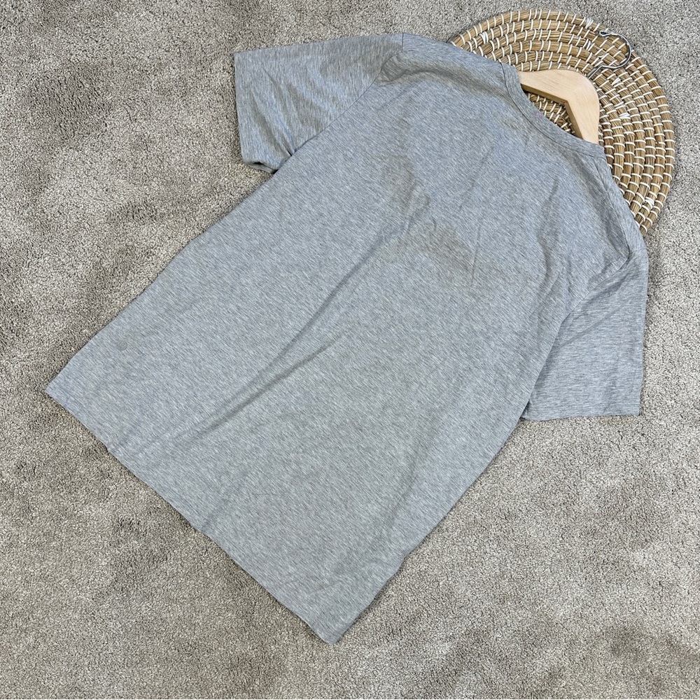 Lululemon Men’s 5 Year Basic Tee *Updated Fit in Heathered Core Medium Grey L - Picture 7 of 11
